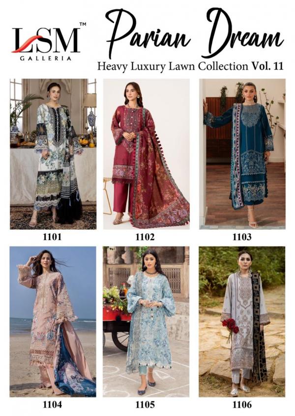 LSM Parian Dream Vol-11 – Karachi Dress Material